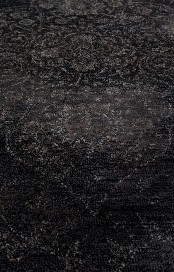 DUTCHBONE Robust teppe, rektangulrt - svart bomull, polyester, viskose (200X300)