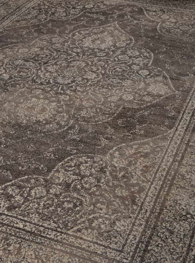 DUTCHBONE Robust teppe, rektangulrt - brun bomull, polyester, viskose (170X240)