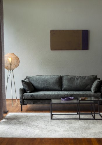 DUTCHBONE Robust teppe, rektangulrt - brun bomull, polyester, viskose (200X300)