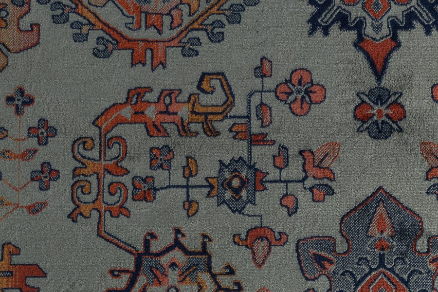 WHITE LABEL LIVING Raz teppe, rektangulrt - grnn og flerfarget viskose (160x230)