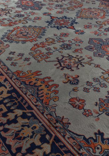 WHITE LABEL LIVING Raz teppe, rektangulrt - grnn og flerfarget viskose (160x230)