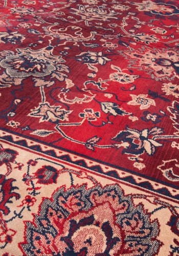 DUTCHBONE Bud Bodenteppich, rechteckig – rotes Acryl, Baumwolle, Polyester, Viskose (170 x 240)