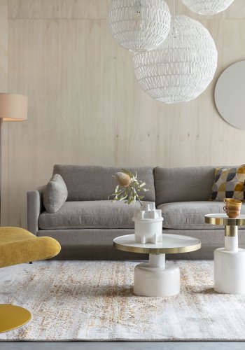 ZUIVER Magisk teppe, rektangulrt - Sunrise flerfarget polypropylen (200x290)