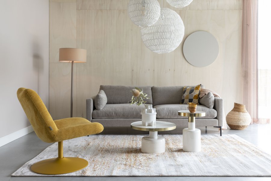 ZUIVER Magisk teppe, rektangulrt - Sunrise flerfarget polypropylen (200x290)