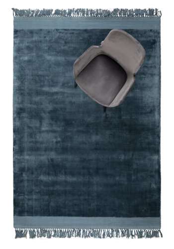 ZUIVER Blink-teppe, rektangulrt - bl viskose (170x240)