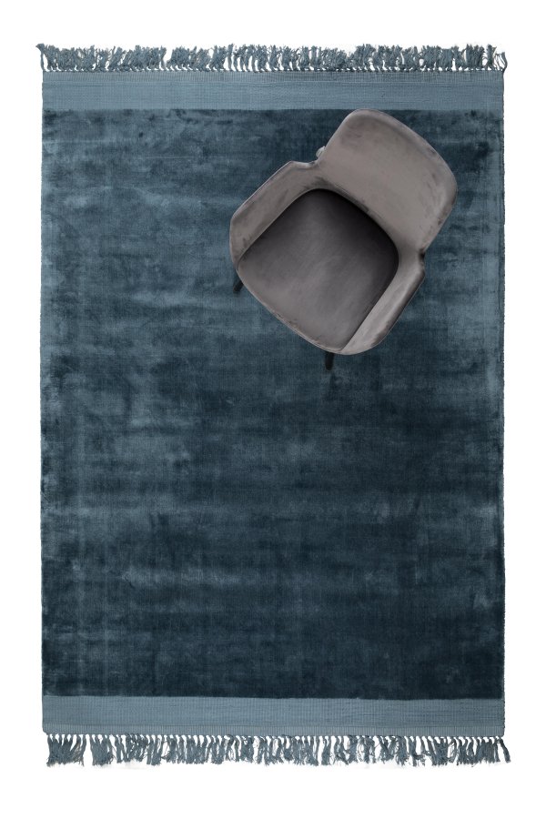 ZUIVER Blink-teppe, rektangulrt - bl viskose (170x240)