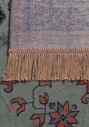 WHITE LABEL LIVING Raz teppe, rektangulrt - grnn og flerfarget viskose (200x300)