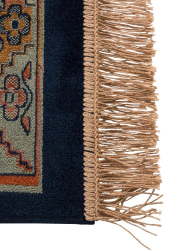 WHITE LABEL LIVING Raz teppe, rektangulrt - grnn og flerfarget viskose (200x300)