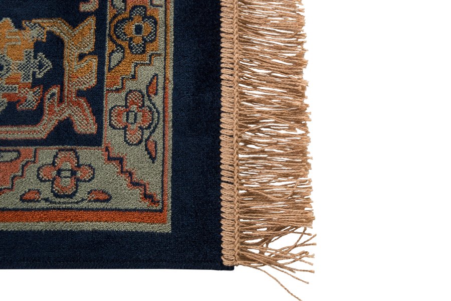 WHITE LABEL LIVING Raz teppe, rektangulrt - grnn og flerfarget viskose (200x300)