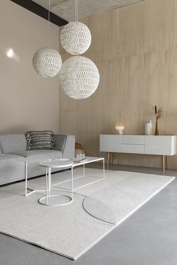 ZUIVER Drmmeteppe 200x300 Natur/Gr