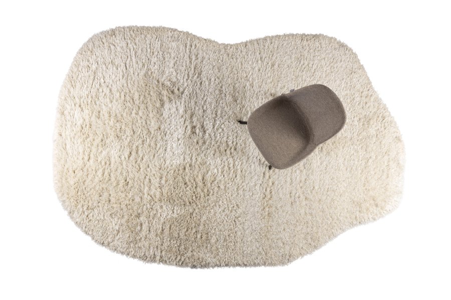 ZUIVER Velsmakende teppe - beige ull (200x290)
