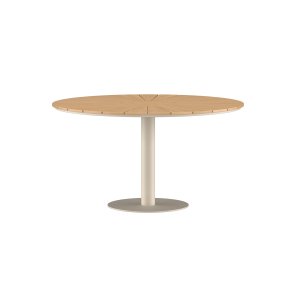 VENTURE HOME Croft Runt Matbord �120 - Beige Alu/Teak