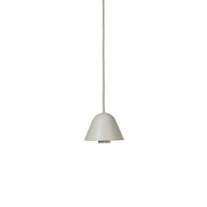 BROSTE COPENHAGEN Gine loftlampe - lysegr metal (12)