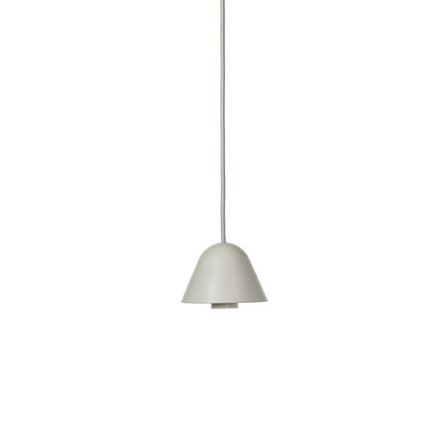 BROSTE COPENHAGEN Gine loftlampe - lysegr metal (12)