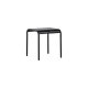 VENTURE DESIGN Borneo utendrs salongbord, firkantet - svart aluminium (70x70)