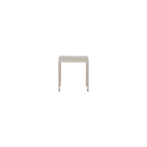 VENTURE DESIGN Borneo udendrs loungebord, kvadratisk - beige aluminium (70x70)