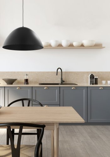 TK Faro taklampe - svart metall