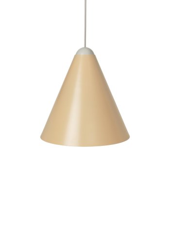 BROSTE COPENHAGEN Gine lampeskjerm L - blek banangul stl