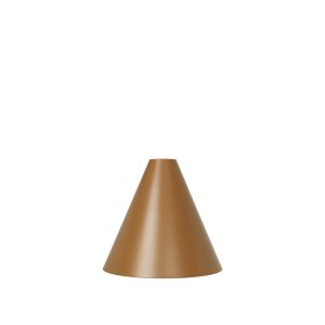 BROSTE COPENHAGEN Gine lampeskrm L - golden brun stl