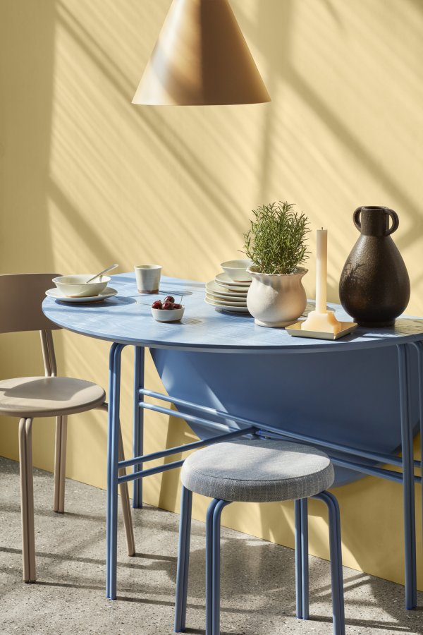 BROSTE COPENHAGEN Gine lampeskjerm L - gyldenbrunt stl