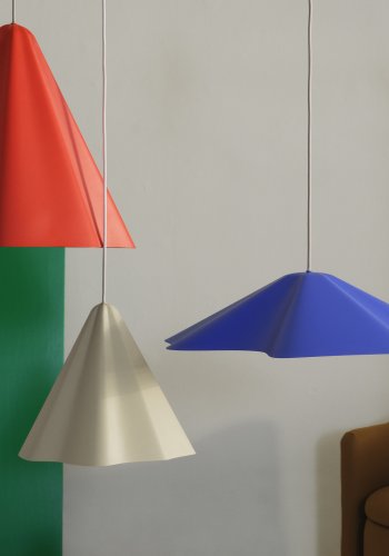 BROSTE COPENHAGEN Skirt Deckenleuchte - kürbisorange Stahl