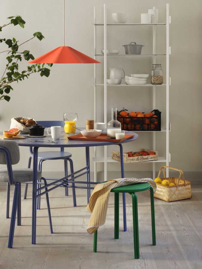 BROSTE COPENHAGEN Skjrt taklampe - gresskar oransje stl