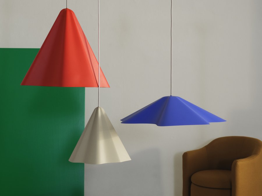 BROSTE COPENHAGEN Skirt Deckenleuchte - heller Sandstahl