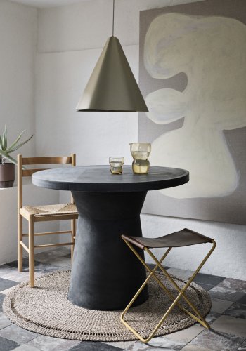 BROSTE COPENHAGEN Skirt Deckenleuchte - heller Sandstahl