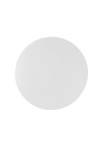 TK Luna vegglampe, rund - hvit metall