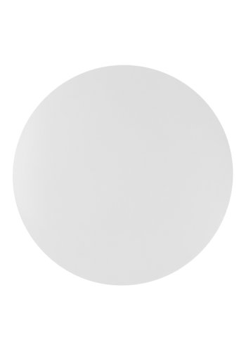 TK Luna vegglampe 300, rund - hvit metall
