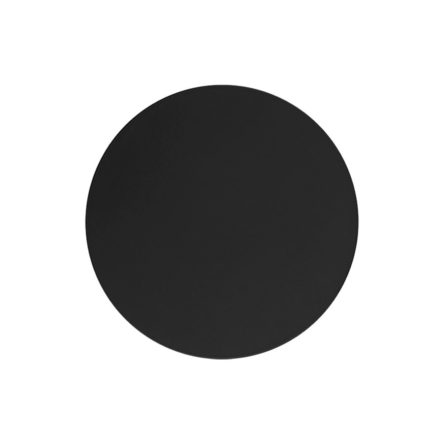 TK Luna vegglampe 300, rund - sort metall