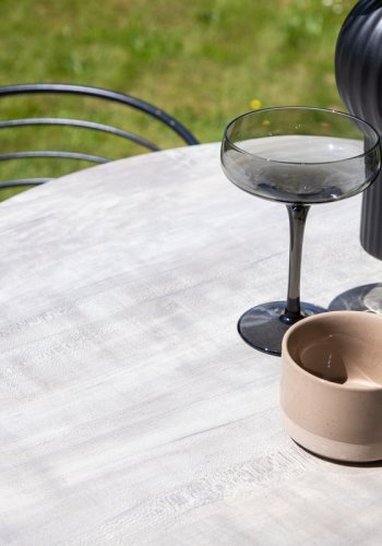 VENTURE DESIGN Milano udendrs barstol, m. rygln, fodsttte og gr stofhynde - sort stl