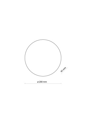 TK Luna vegglampe, rund - gullmetall