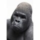KARE DESIGN Monkey Gorilla Sideskulptur - svart/gr polyresin (H 38,5)