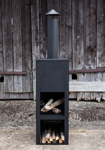 VENTURE DESIGN Makarima hagepeis, firkantet - sort stl