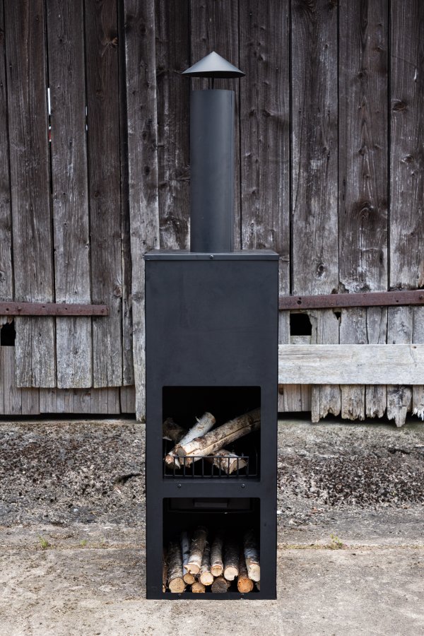 VENTURE DESIGN Makarima hagepeis, firkantet - sort stl