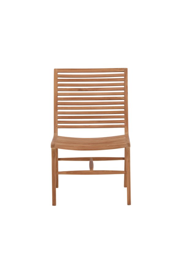 VENTURE DESIGN Ribbon utendrs loungestol - naturlig teak