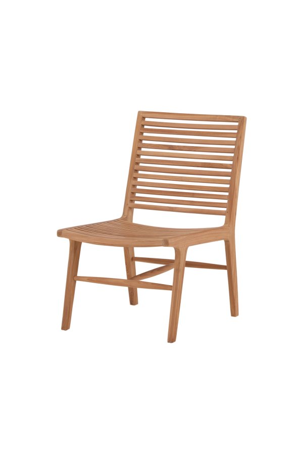 VENTURE DESIGN Ribbon utendrs loungestol - naturlig teak