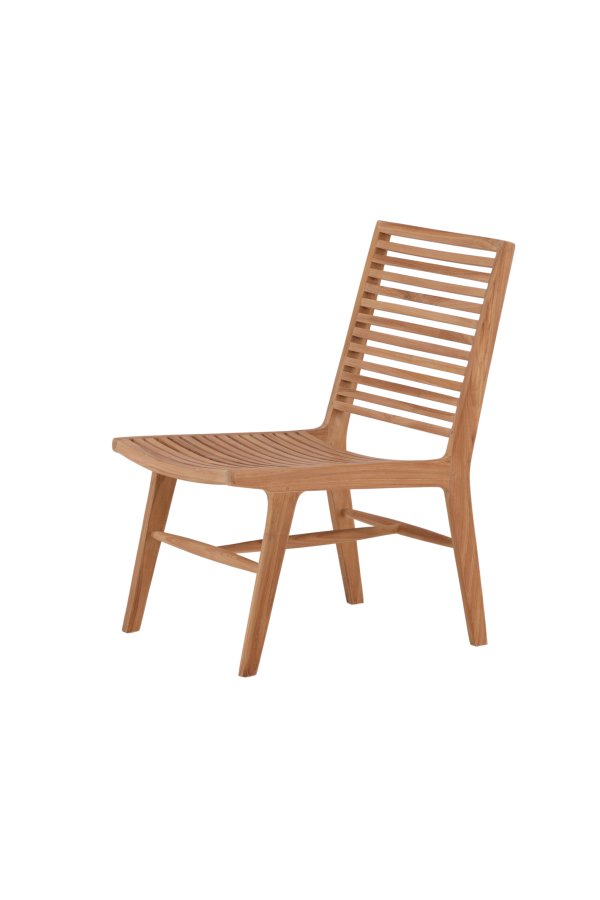 VENTURE DESIGN Ribbon utendrs loungestol - naturlig teak