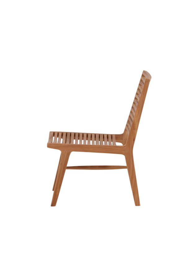VENTURE DESIGN Ribbon utendrs loungestol - naturlig teak