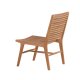VENTURE DESIGN Ribbon utendrs loungestol - naturlig teak