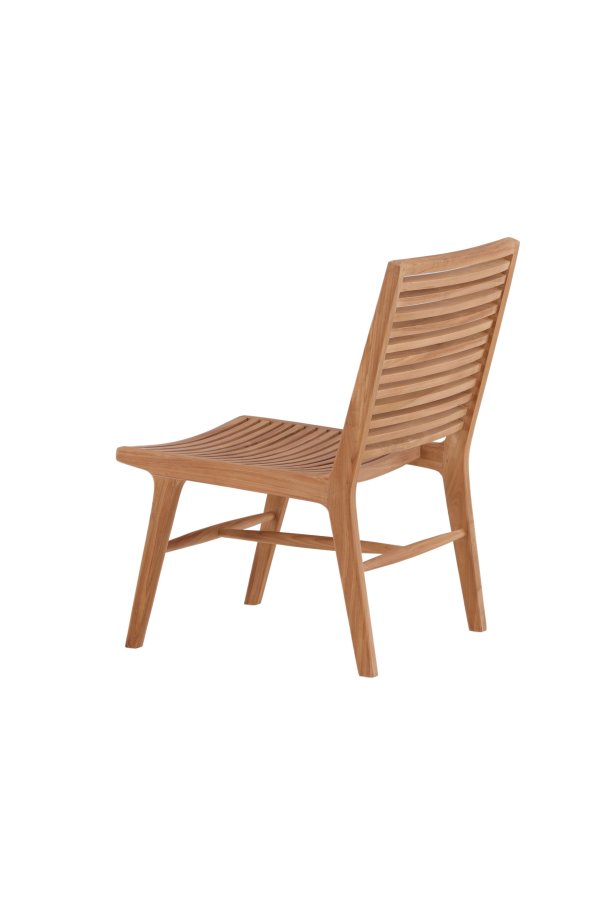 VENTURE DESIGN Ribbon utendrs loungestol - naturlig teak