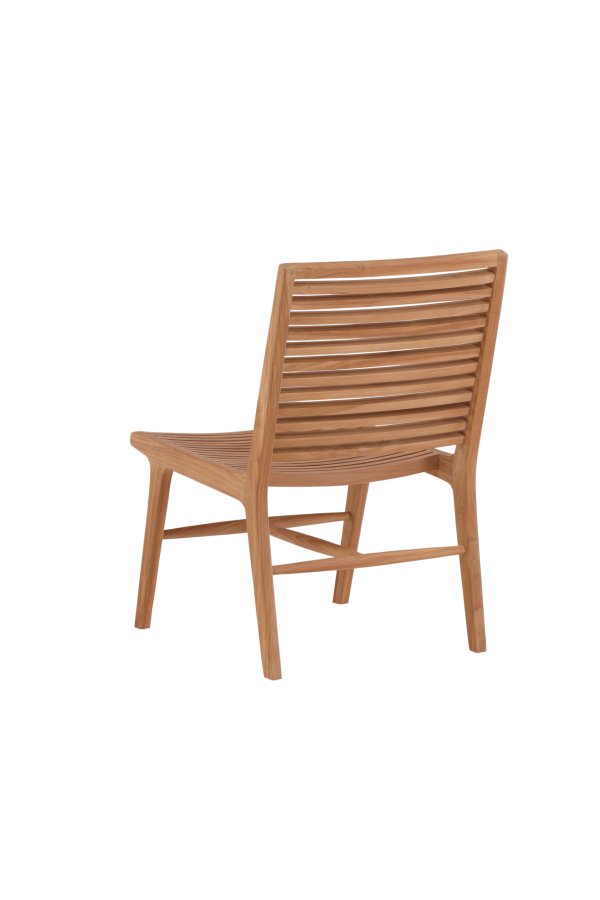 VENTURE DESIGN Ribbon utendrs loungestol - naturlig teak