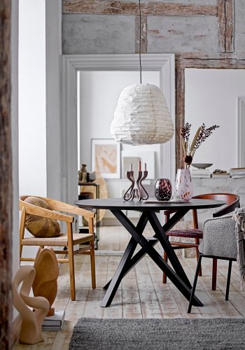 BLOOMINGVILLE Artem Vase, Braun, Glas