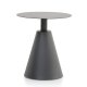 Cos utendrs kafébord, rundt - antrasittgrtt aluminium (50)