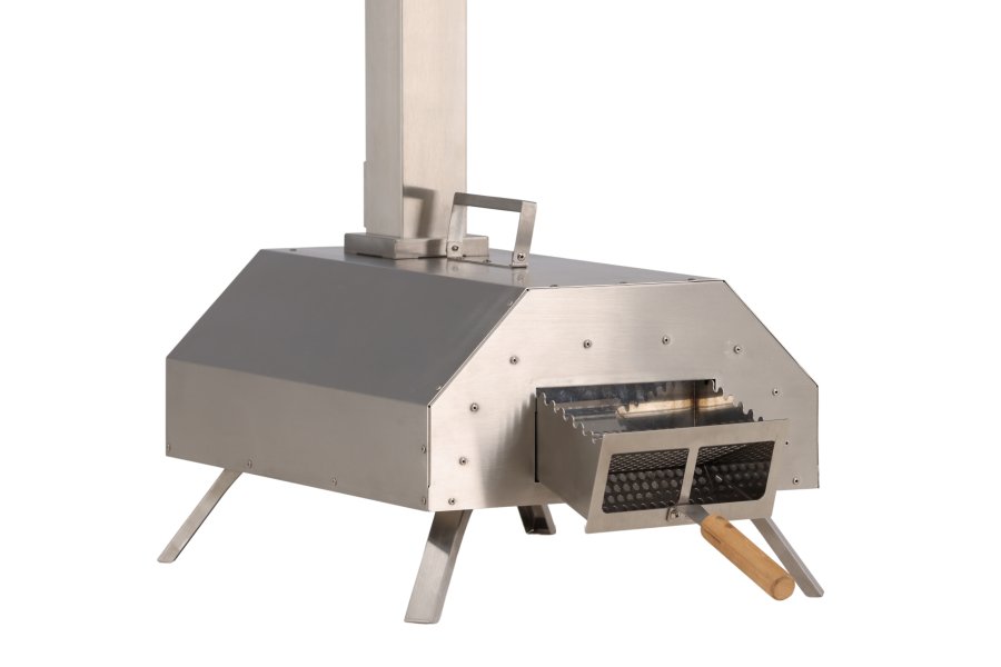 VENTURE DESIGN Hamn Palettenpizzaofen Standard - Silberstahl