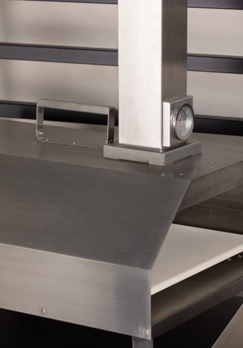 VENTURE DESIGN Hamn Palettenpizzaofen Standard - Silberstahl