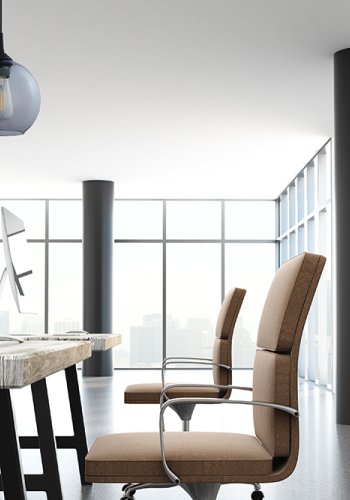 TK Cubus loftlampe - klar glas og sort metal