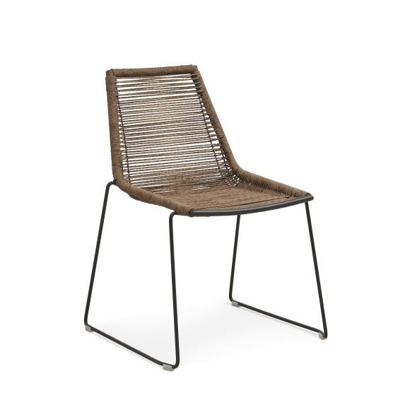 Maui hagestol - rotting og antrasittgrtt metall