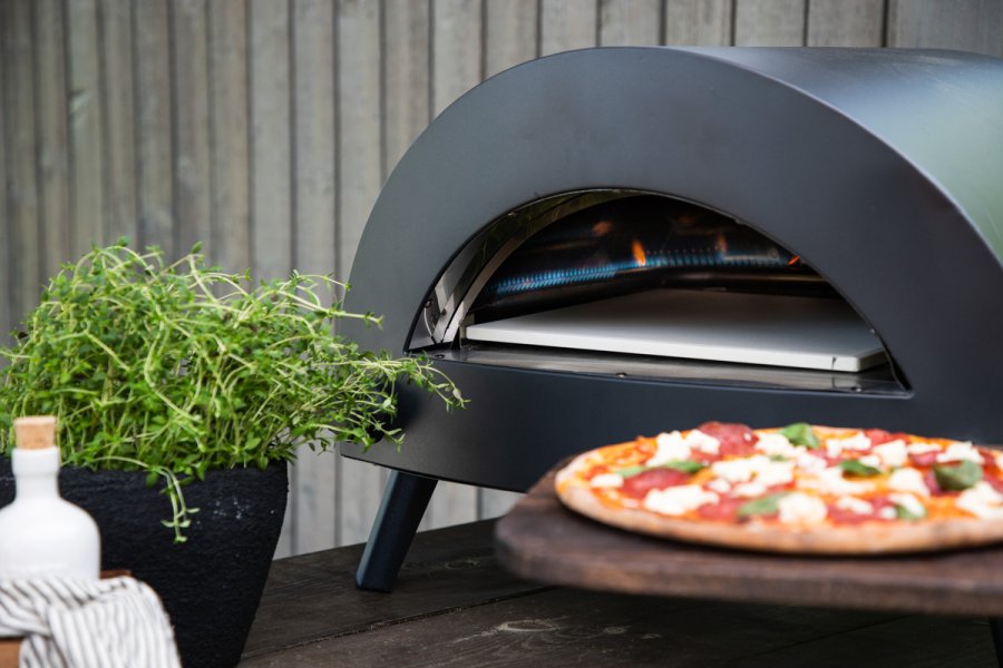 VENTURE DESIGN Bukom Gass pizzaovn Standard - sort stl